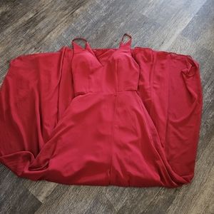 Jenny yoo slit maxi dress